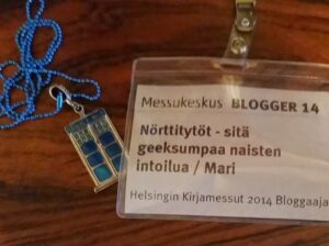 Eka kertaa bloggaajaedustajana!