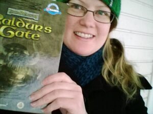 Kirjoittaja ja Baldur's Gate.