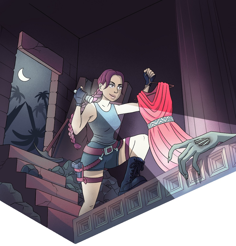 Lara Croft – valkoinen pelastaja