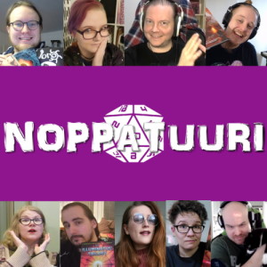 Kuvassa Noppatuurin tekijöitä.